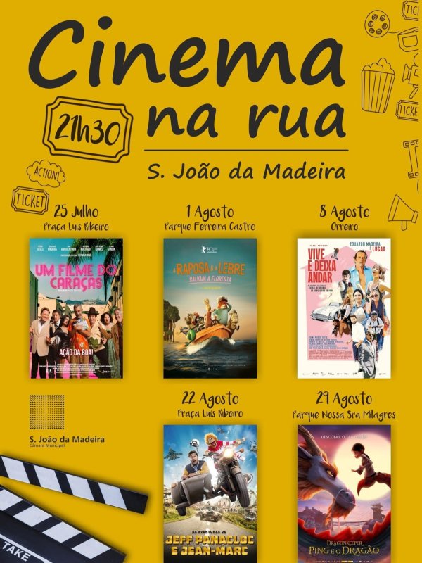 Cinema na Rua em S. João da Madeira