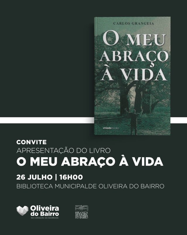Apresentação do Livro 'O Meu Abraço à Vida'