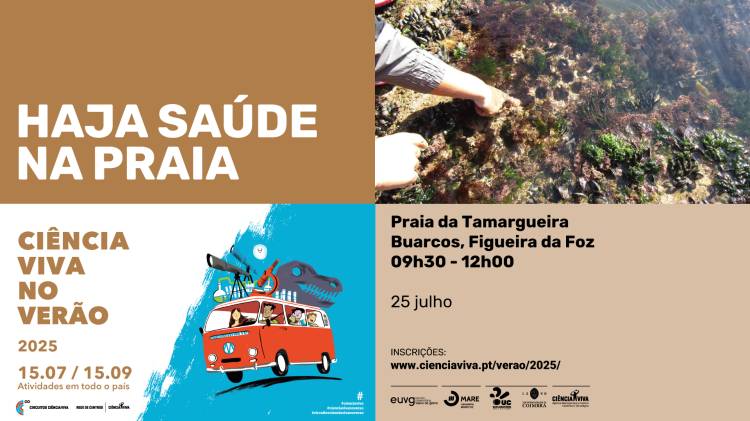 Haja Saúde na Praia | Ciência Viva no Verão
