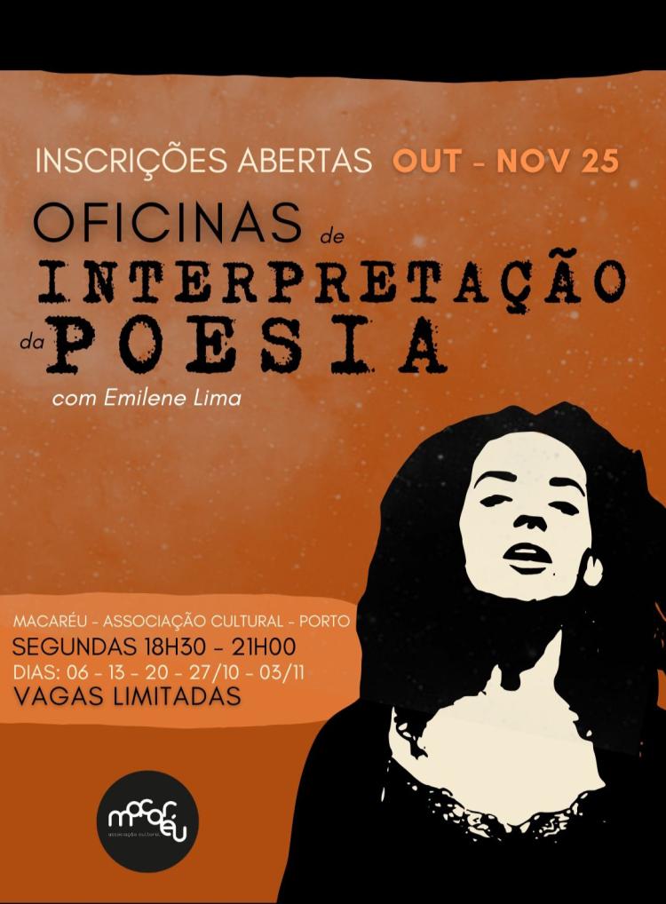Oficinas de Interpretação de Poesia | c/ Emilene Lima