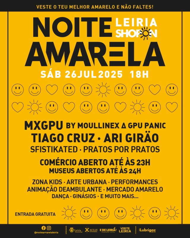 Noite Amarela Leiria