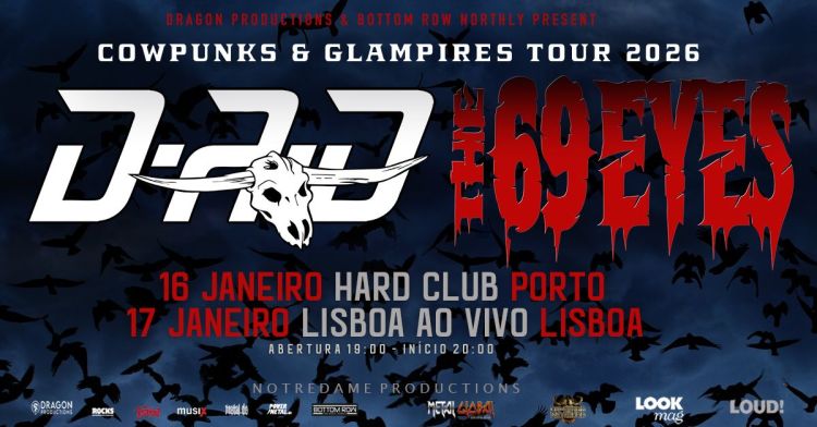 D-A-D + The 69 Eyes - Porto / Hard Club