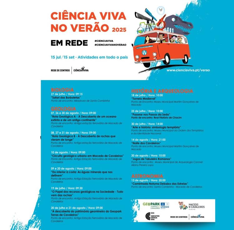 Ciência Viva no Verão em Rede 2025