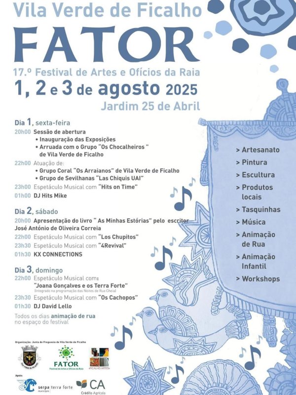 FATOR - Festival de Artes e Ofícios da Raia 2025