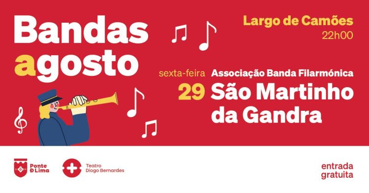 Bandas Agosto | Associação Banda Filarmónica São Martinho da Gandra