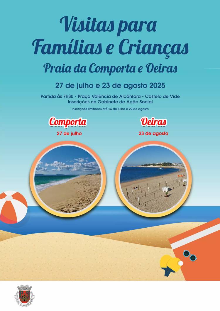 VISITAS PARA FAMÍLIAS E CRIANÇAS - PRAIA DA COMPORTA E OEIRAS