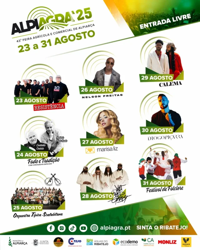 ALPIAGRA '25 - Feira Agrícola e Comercial de Alpiarça