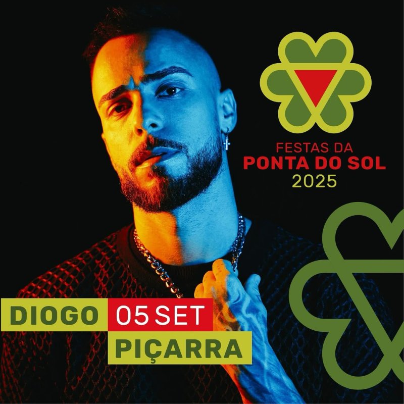 Concerto de Diogo Piçarra nas Festas da Ponta do Sol 2025