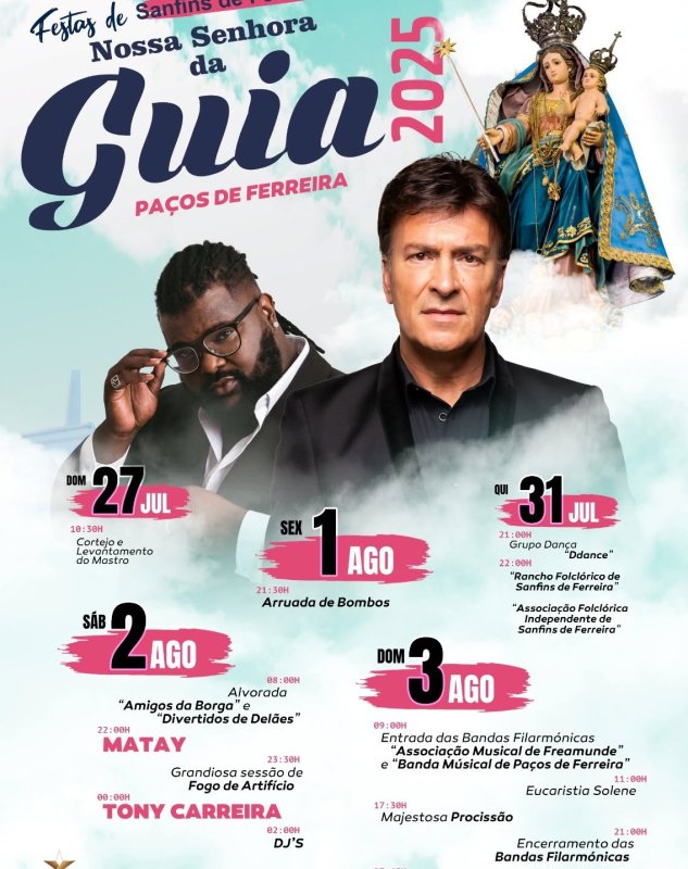 Festas de Nossa Senhora da Guia 2025