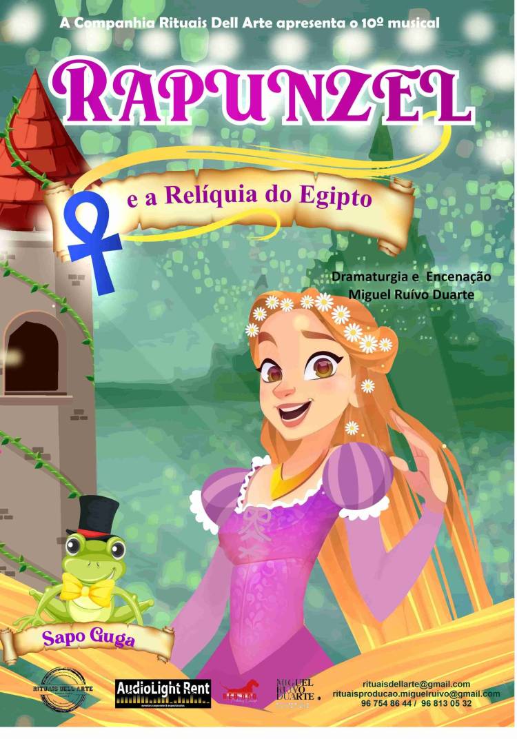 musical RAPUNZEL e a relíquia do Egipto