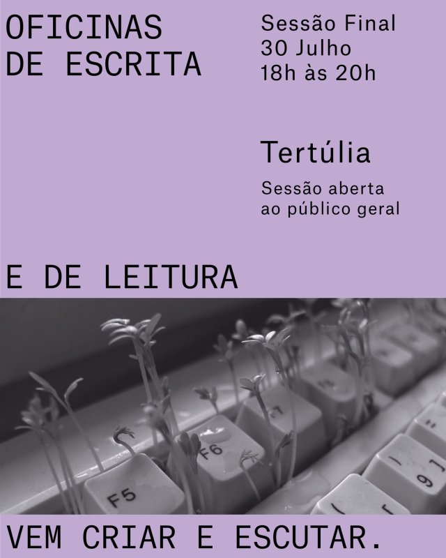 Sessão Final das Oficinas de Escrita e Leitura