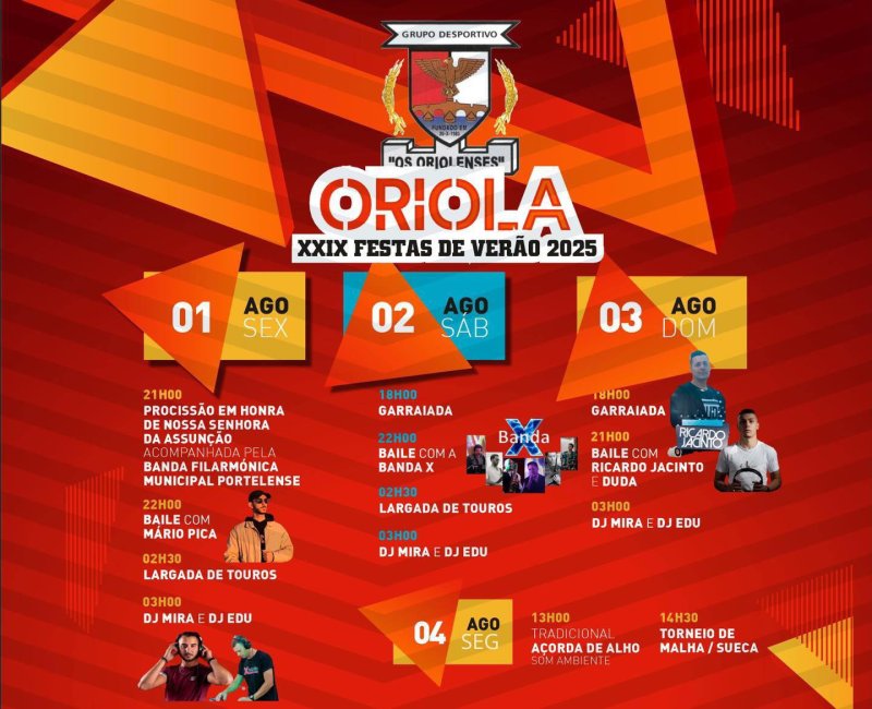XXIX Festas de Verão de Oriola 2025