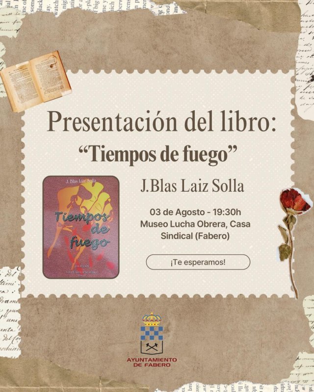 Presentación del libro 'Tiempos de fuego'