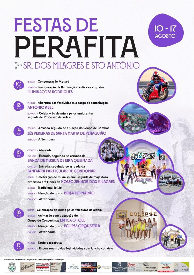 Festas em Honra de Sr. dos Milagres e St.º António - Perafita