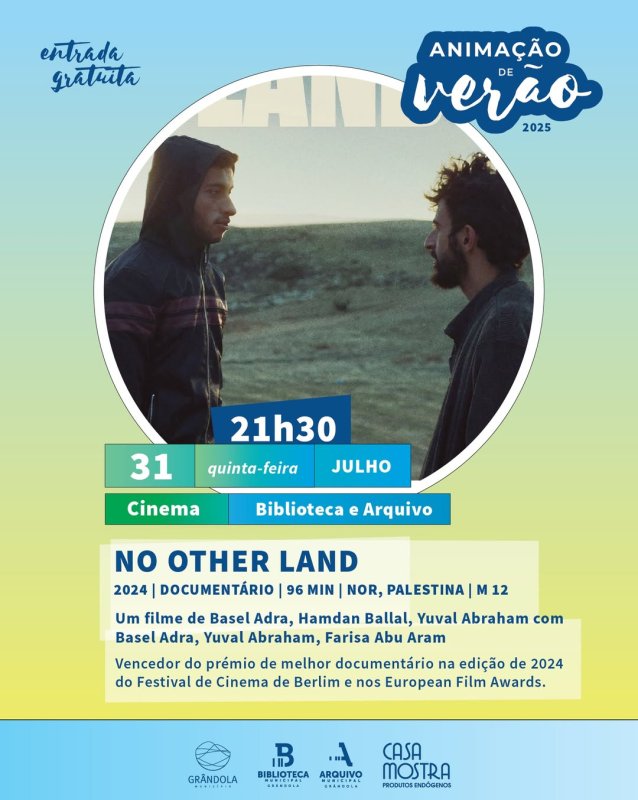 Exibição do Documentário 'No Other Land'