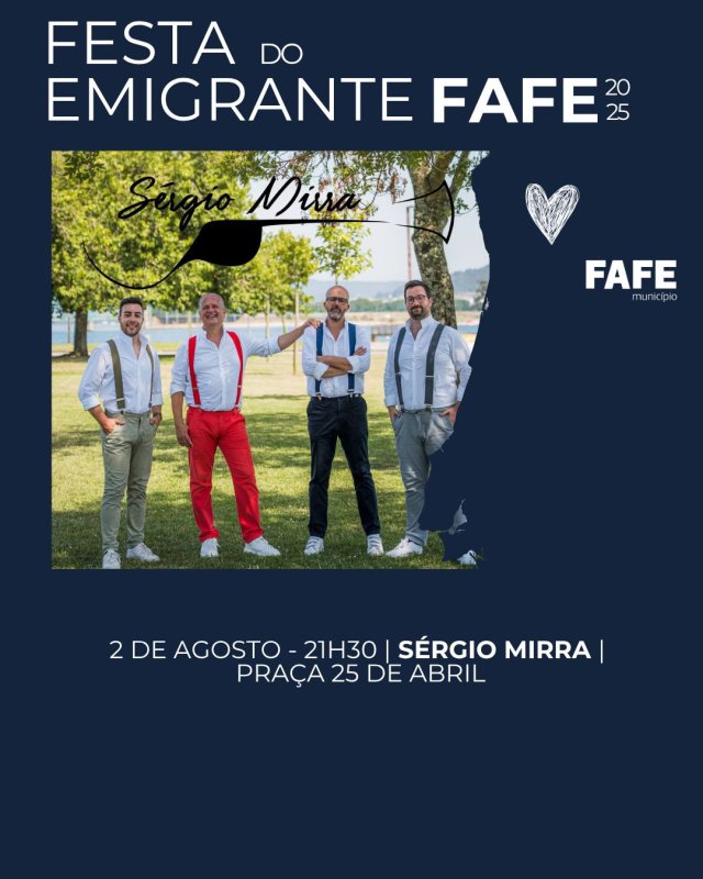 Concerto de Sérgio Mirra na Festa do Emigrante de Fafe