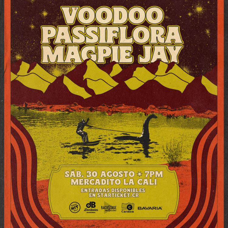 Voodoo, Passiflora & Magpie Jay en El Mercadito la Cali 