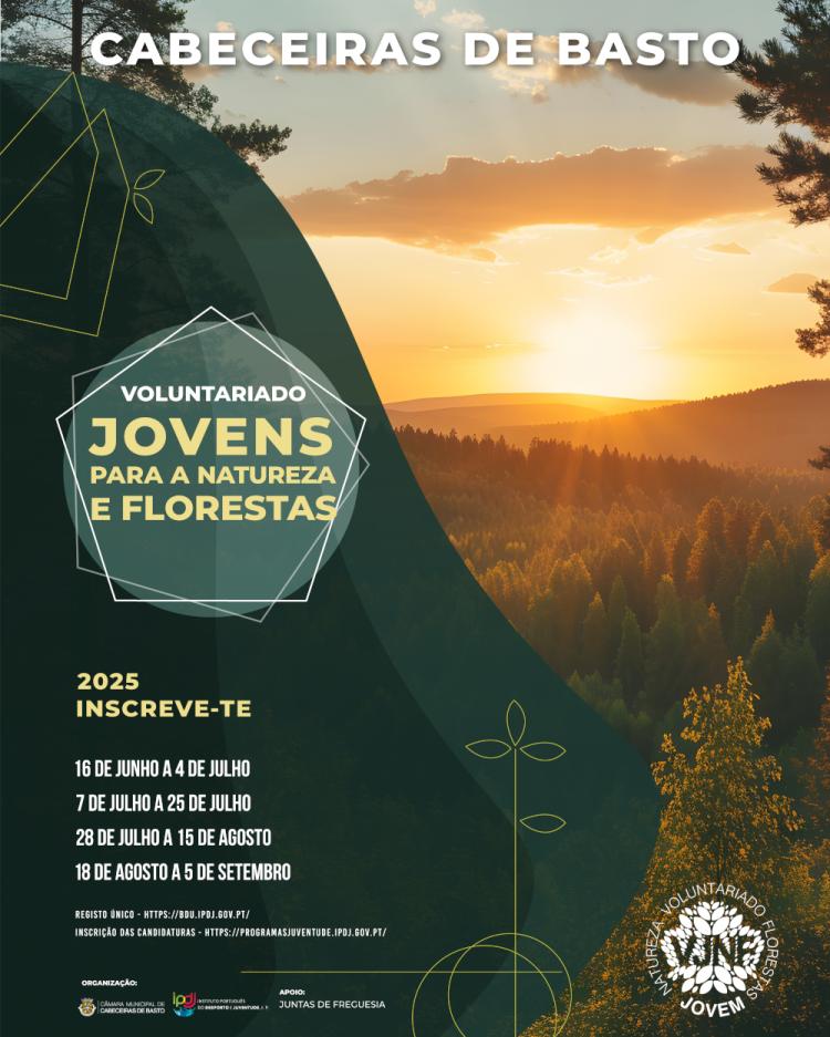 Voluntariado Jovem para a Natureza e Florestas 2025