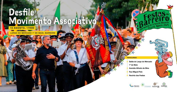 Desfile do Movimento Associativo | Festas do Barreiro  2025