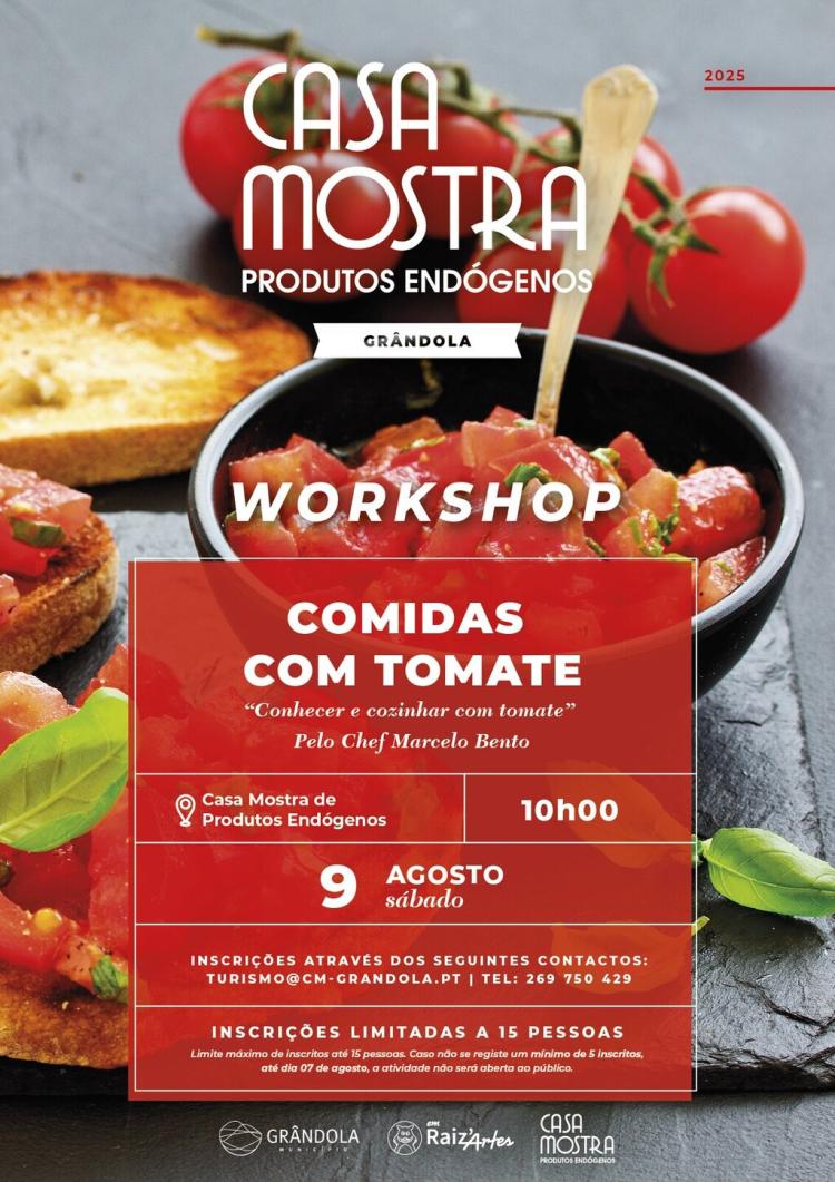 CASA MOSTRA | Workshop - «Conhecer e cozinhar com tomates» pelo Chef Marcelo Bento
