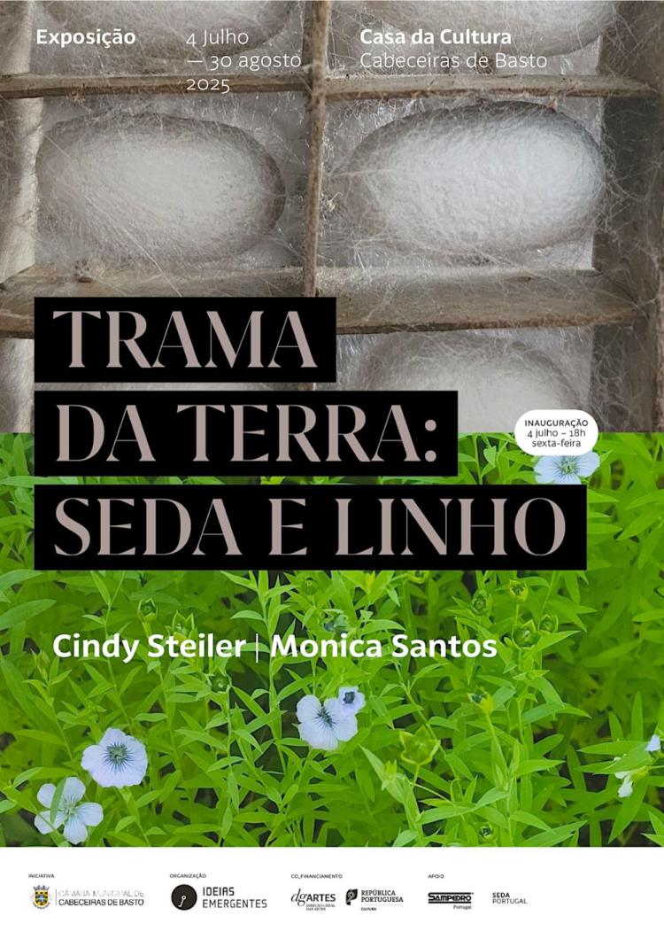 Exposição: «Trama da Terra - Seda e Linho»