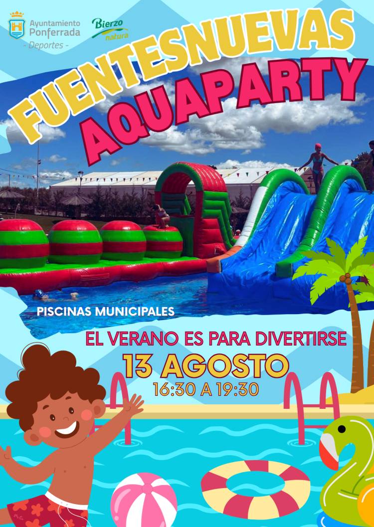AQUAPARTY EN LAS PISCINA DE FUENTESNUEVAS