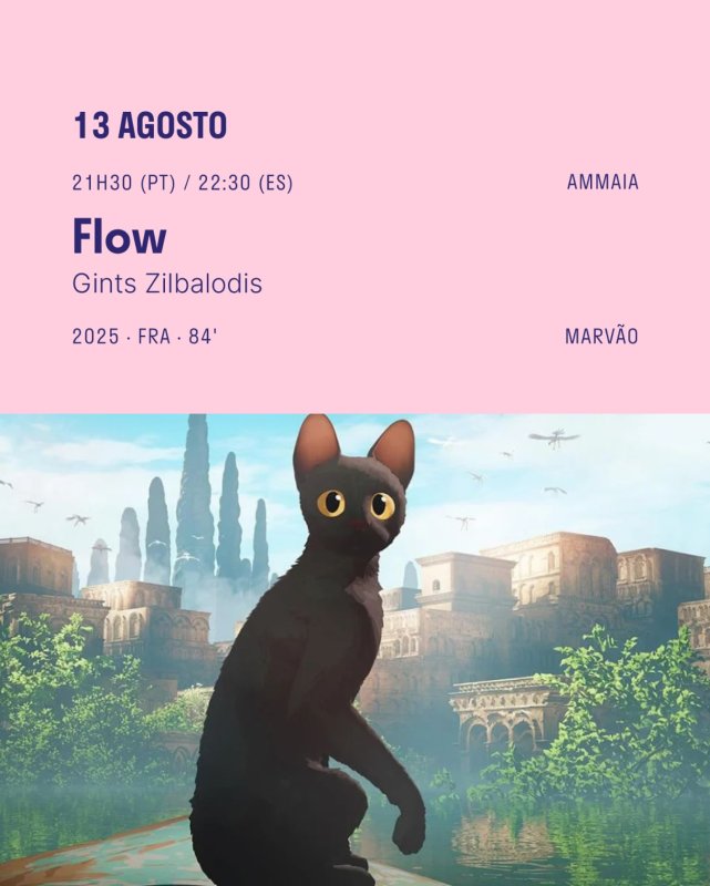 Exibição do Filme  Flow - à Deriva