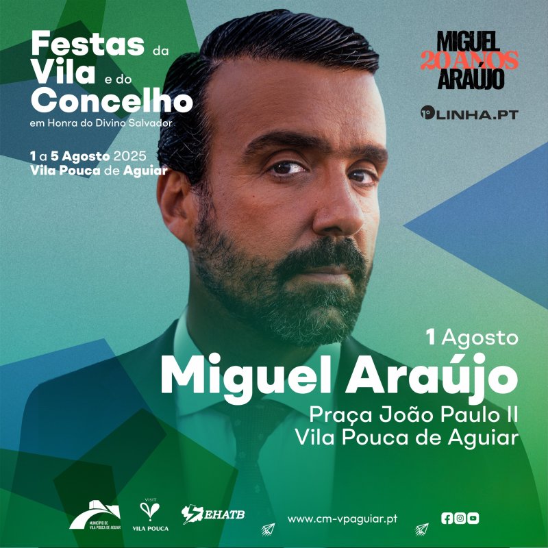 Concerto de Miguel Araújo nas Festas da Vila