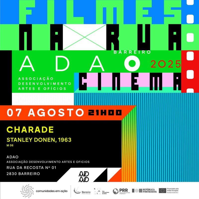 Filmes na Rua: Exibição de Charade