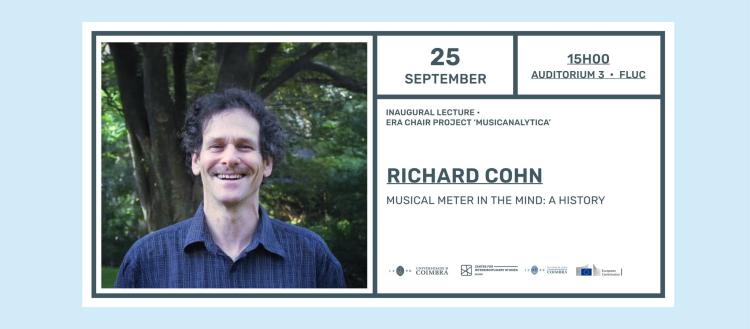 Richard Cohn | Inaugural Lecture - Era Chair Project 'MusicAnalytica'