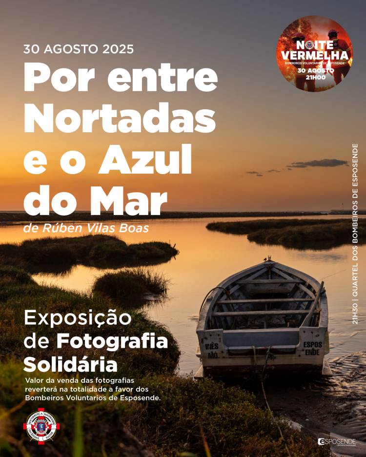 Exposição de Fotografia Solidária “ Por Entre Nortadas e o Azul do Mar'