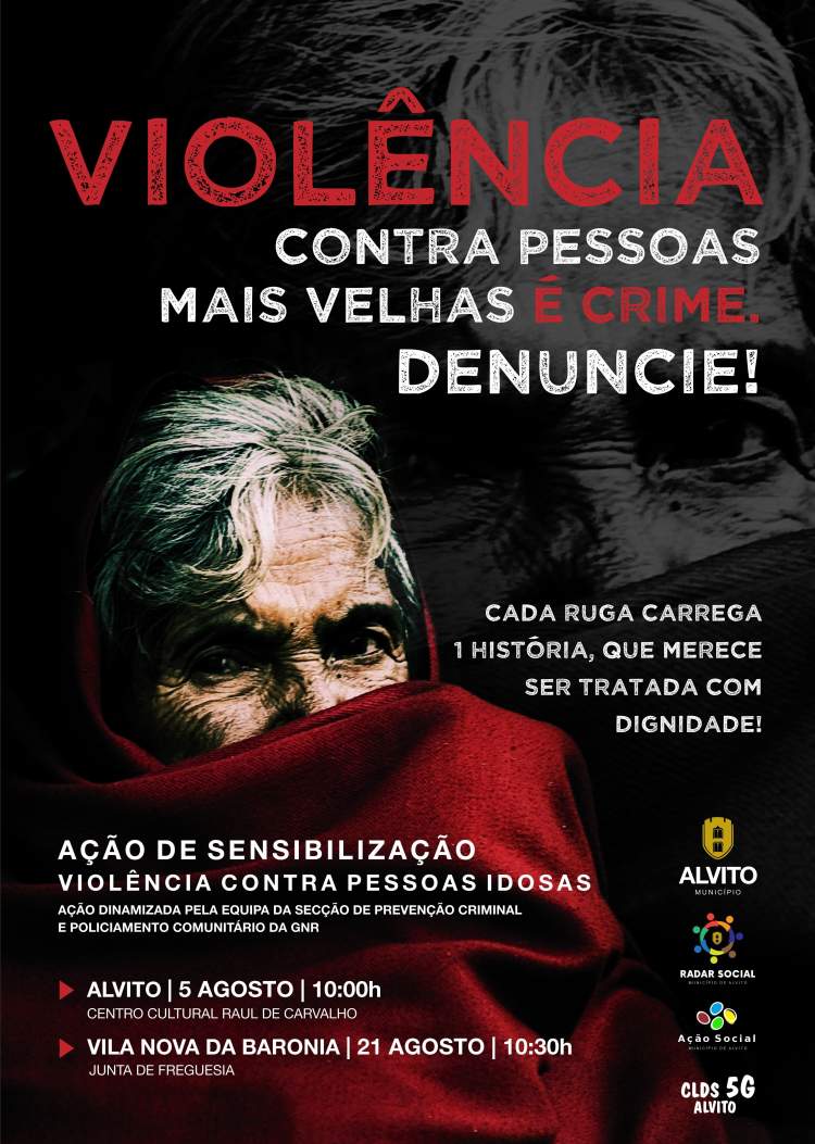 Ação de sensibilização: 'Violência contra pessoas idosas'