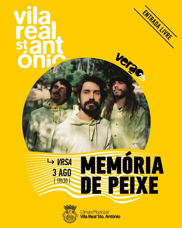 Concerto Memória de Peixe em Vila Real de Santo António