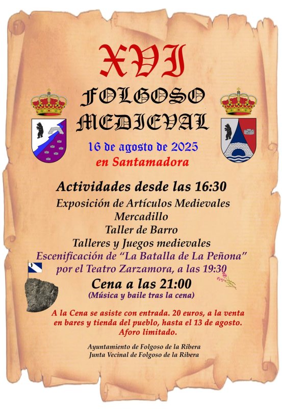 XVI Folgoso Medieval en Santamadora