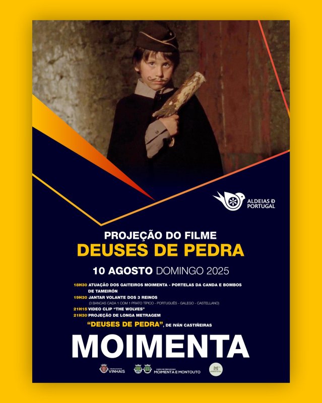 Projeção do Filme Deuses de Pedra em Moimenta