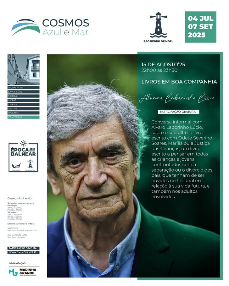 ÁLVARO LABORINHO LÚCIO APRESENTA NOVO LIVRO EM SÃO PEDRO DE MOEL