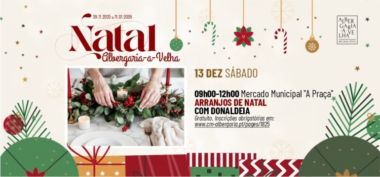 Workshop na Praça - ARRANJOS DE NATAL COM DONALDEIA
