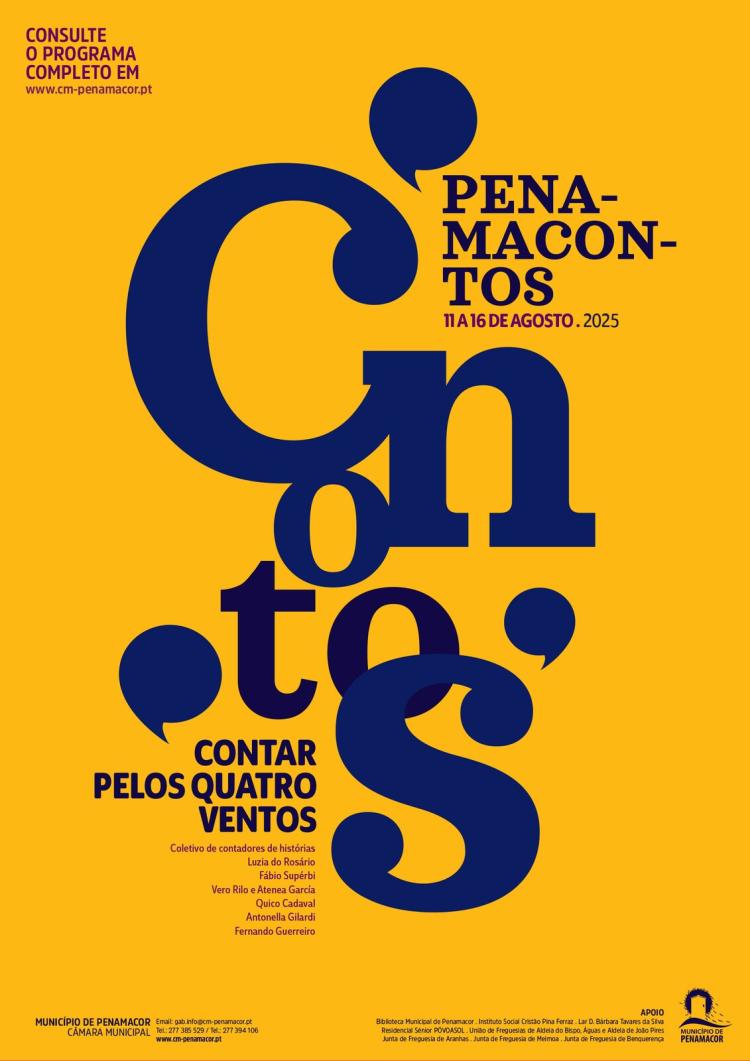 Penamacontos: Contar pelos quatro ventos
