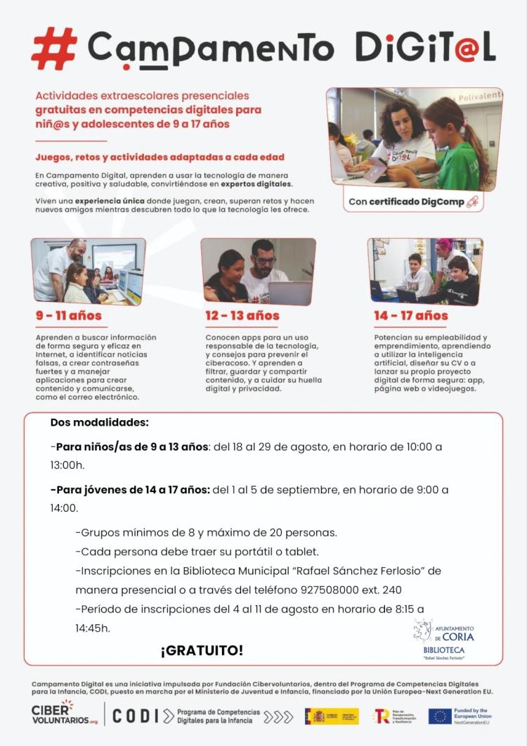 Campamento Digital en Coria