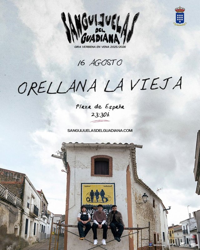 Concierto de Sanguijuelas del Guadiana en Orellana la Vieja