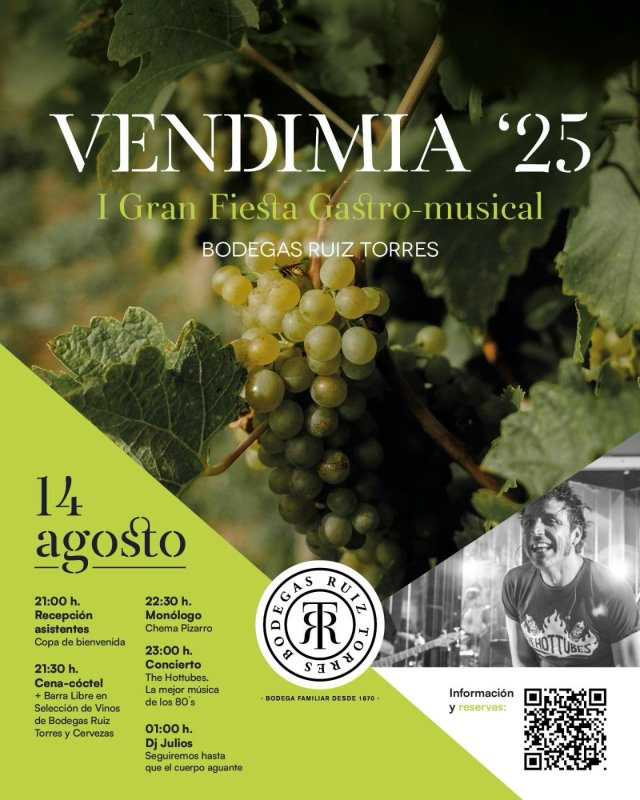 Vendimia '25: I Gran Fiesta Gastro-musical
