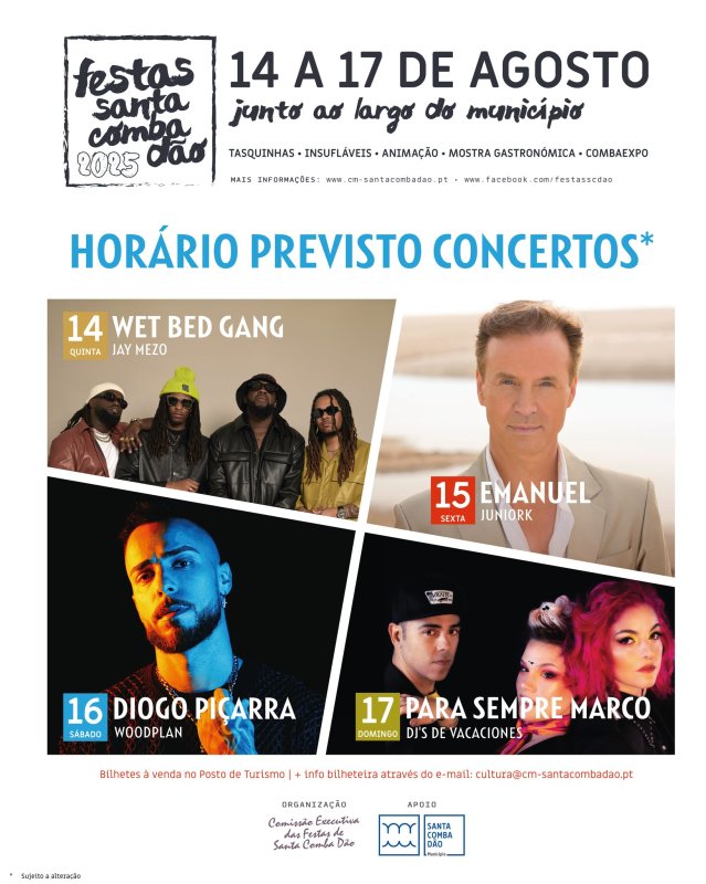 Festas de Santa Comba Dão 2025