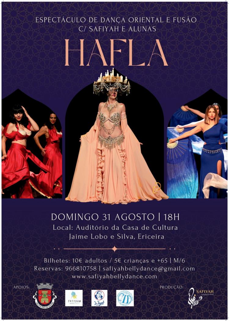 Espetáculo de Dança Oriental e Fusaão 'HAFLA'