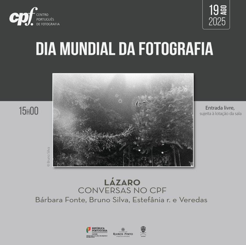 Dia Mundial da Fotografia - Conversas no CPF