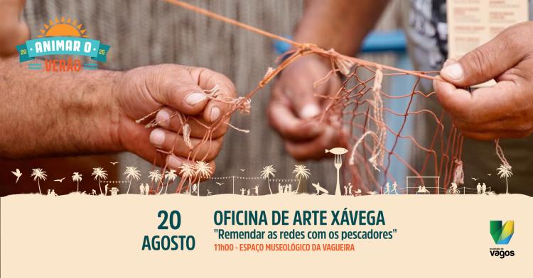 Oficina de Arte Xávega: Remendar redes com os pescadores