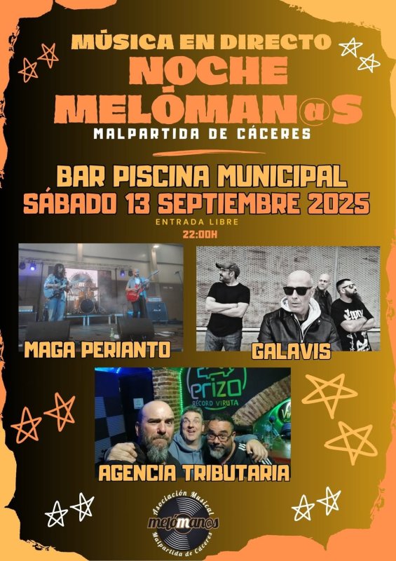 Noche Melómana en Malpartida de Cáceres