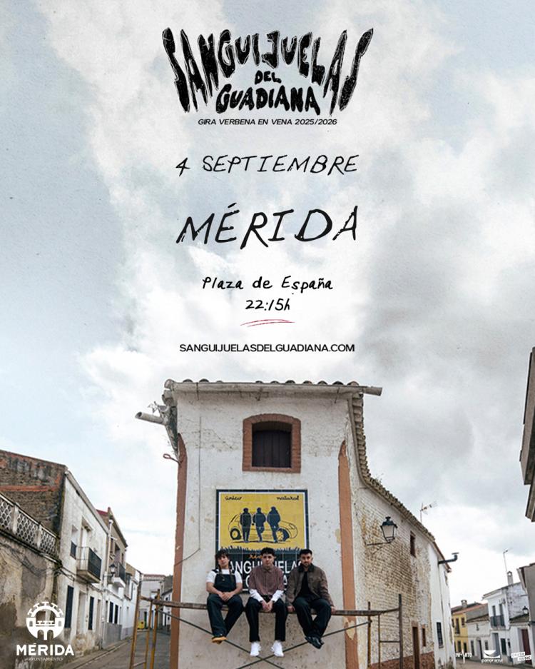 Concierto de Sanguijuelas del Guadiana ‘Gira Verbena en vena 2025/26’