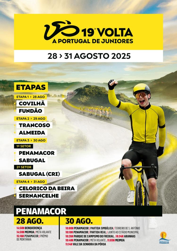 Partida da 3.ª etapa da Volta a Portugal de Juniores