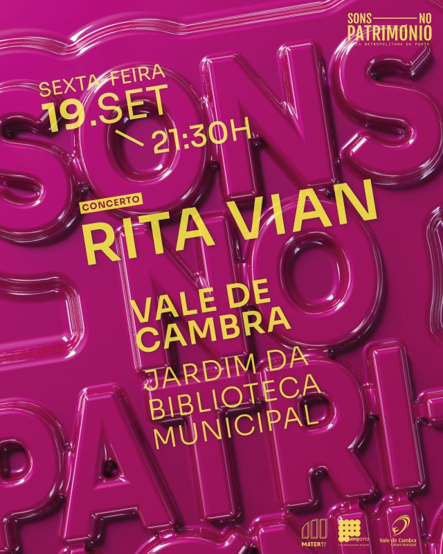 Sons no Património - Concerto de Rita Vian em Vale de Cambra