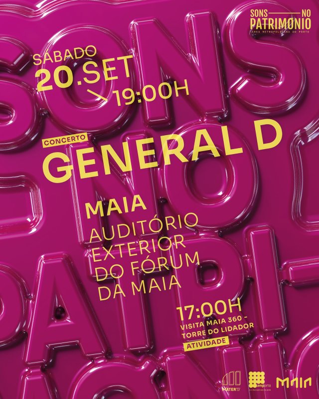 Sons no Património - Concerto de General D no Sons no Património